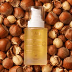 Olio Illuminante Capelli LAO Care su nocciole intere e sgusciate, il suo attivo bio