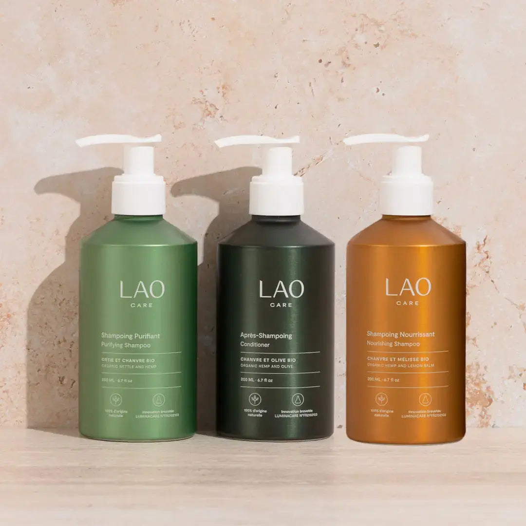 Trio Shampoings et Après-Shampoing LAO Care