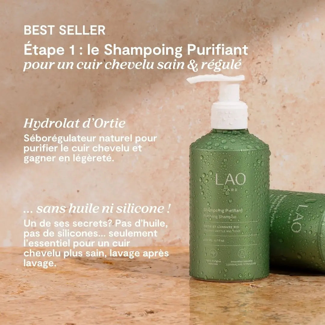 Trio Shampoings et Après-Shampoing LAO Care