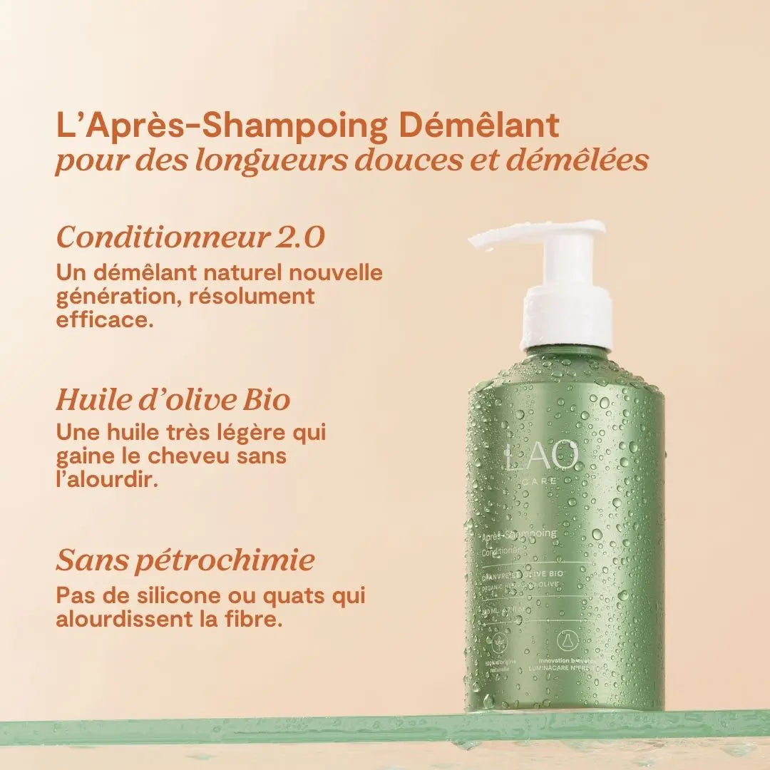 Trio Shampoings et Après-Shampoing LAO Care