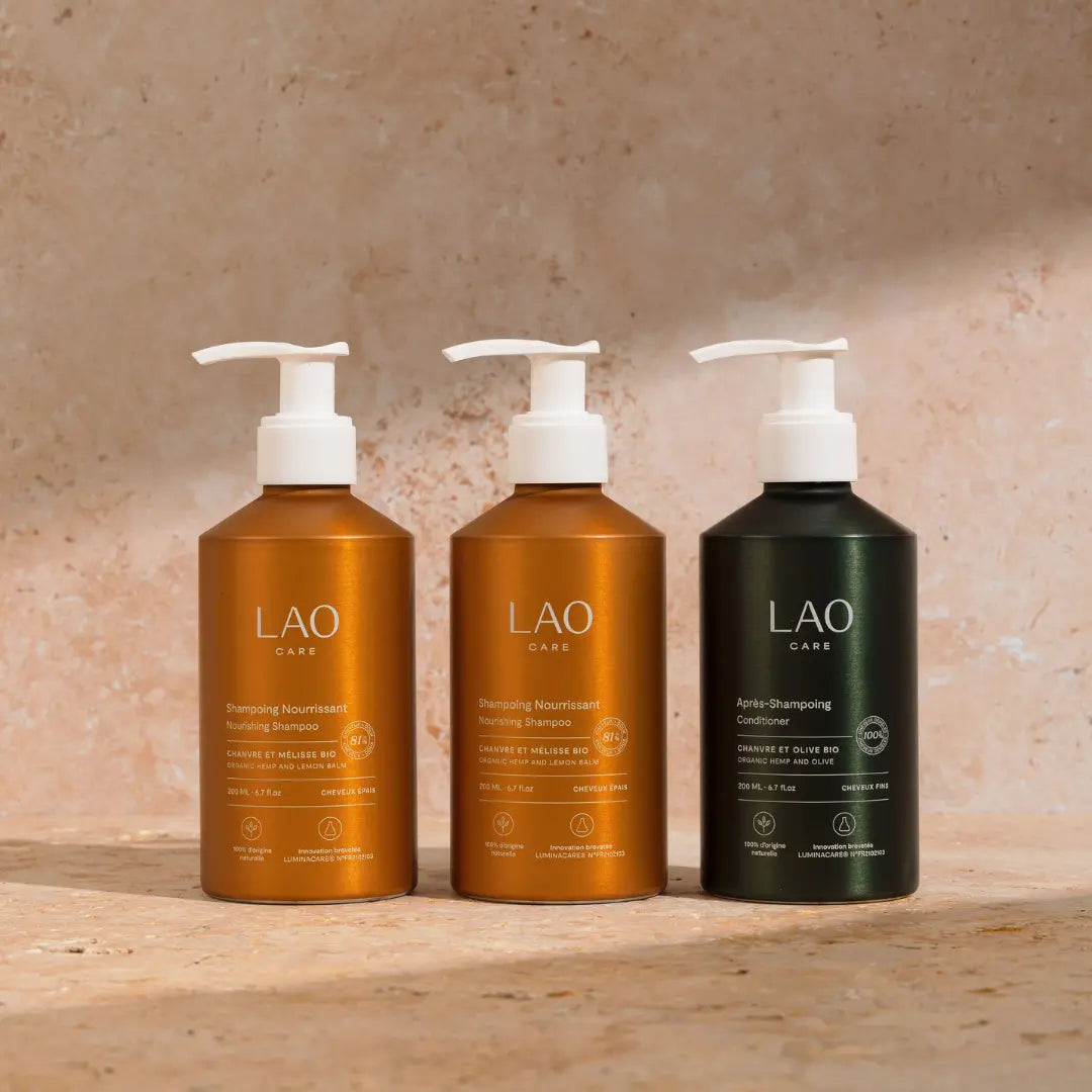 Trio Shampoings et Après-Shampoing LAO Care